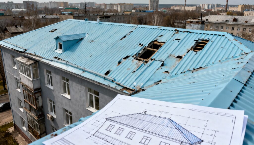 Разработка проекта капитального ремонта кровли